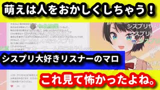 大空スバル　シスタープリンセス大好きリスナーに恐怖するスバル