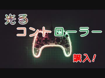【コントローラー】光るコントローラー購入～【switch対応】
