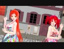 【MMD】LISA&Uru　再会【重音テト　波音リツ】