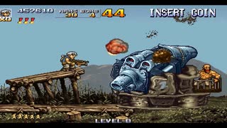 メタルスラッグ４ LEVEL８ノーミス全クリ動画