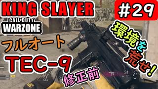 #ウォーゾーン #キングスレイヤー No.29　環境破壊！？　フルオートTEC-9　（絶望エイムから始めるFPS！）【CoD:Warzone】