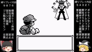 ゆっくり　解説　ポケモン　やり込み縛りプレイ　君に決めた　part22