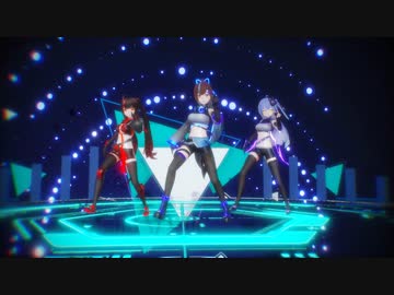 【にじさんじMMD】CH4NGE【2434VR(CN) 七海NANA7MI 阿梓 小可】