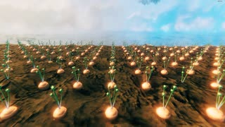 【Valheim】葱坊主の成長を見守ってみた