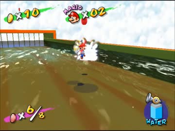 【TAS】マリオサンシャイン 毒の川 in 39.30