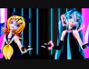 MMD、リン、ミク、計２人、で、NEEDY