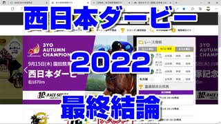 【競馬予想】西日本ダービー2022 最終結論【園田競馬】