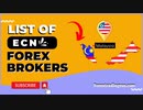 List Of Ecn Forex Brokers In Malaysia - Forex Brokers