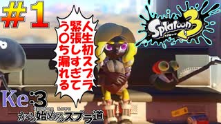 【Ke:3から始めるスプラ道】人生初スプラでケモナー全一を目指す(戯言)【スプラトゥーン3(Splatoon3)＃1】