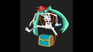 【初音ミク】Schnappi Scary Skeletons【カバー】