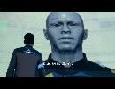 副背後の「DETROIT　BECOME　HUMAN」　第7プロセス