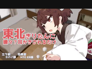 【ASMR】東北きりたんに嫌々？耳かきされるだけ【耳かき】