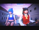 【そばかす式MMD】　夜明けと蛍　　 れいむ・ちるの