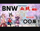 BNWの血統解説！今は珍しい〇〇系！【ゆっくり解説】
