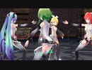 【MMD】 Tda式ミク、リン、GUMI、テトアペンドでいーあるふぁんくらぶ