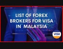 List Of Visa Forex Brokers In Malaysia □ Malaysia Forex Trading □