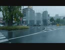 雨の日の大津駅周辺と天孫神社を歩く/雨風雷足音町の音【作業用・睡眠用・ASMR】Walk in the rain
