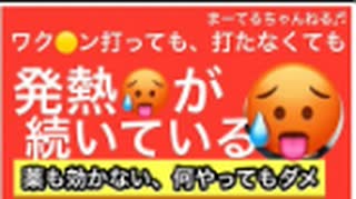 【わかりやすい字幕付き】熱が下がらない！！異常事態が起きている！ワク□ン打っても、打たなくても！