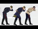 【金カムMMD】視野角9でレーザービーム【花沢勇作　杉元佐一　鯉登音之進】