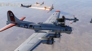 【DCS world】ドイツ防空戦 B-17 フライングフォートレスにドイツ国防軍空軍が襲い掛かる(ドイツ国防軍空軍対アメリカ陸軍航空軍)