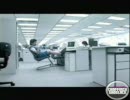 背もたれに寄りかからない！