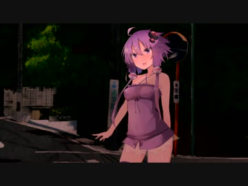風でゆかりさんのスカートがめくれるだけ
