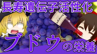 【ゆっくり解説】ぶどうの栄養について解説！