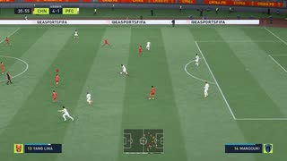 PCゲーム配信「FIFA 22」法国国家杯-中国男足和女足-第一期 (12)