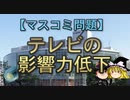 【ゆっくり解説】テレビの影響力低下