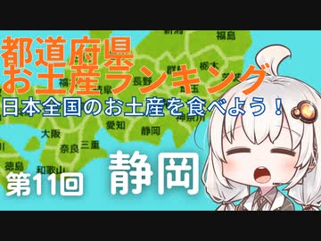 都道府県お土産ランキング＆お土産を食べよう！第11回　静岡