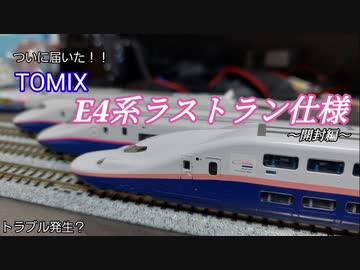 TOMIX E4系 Maxラストラン 帰還 | 新幹線メインな鉄道模型
