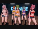 【MMD】Abracadabra -Brown Eyed Girls-【タイトミニ グミ ルカ ハク リン ミク 】
