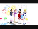 【nanoemでMMD】メインの4人でポジティブ・パレード【モデル配布あり】