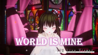 【VRMLiveViewer】スノウエルフのお嬢様で「ワールドイズマイン」[MMD]