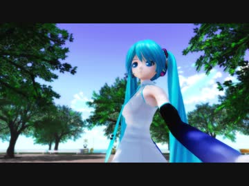 [MMD] 初音ミクが歌う『少女レイ』（少しだけアニメっぽく）テスト動画です。