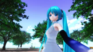 [MMD] 初音ミクが歌う『少女レイ』（少しだけアニメっぽく）テスト動画です。