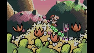 スーパーマリオアドバンス３　２０周年記念プレイ　１－６