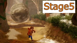 【クラッシュバンディクー2】Stage5_ゆきだまゴロゴロ【実況】#5