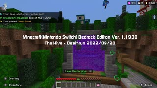 Minecraft (Nintendo Switch) Bedrock Edition Ver. 1.19.30 The Hive - Deathrun Sep. 20, 2022