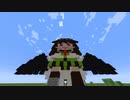 【Minecraft】 東方地霊殿キャラをマイクラで並べてみた。
