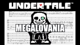 UNDERTALE-MEGALOVANIA　 楽譜【piulent】