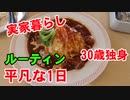 【休日のルーティン】実家暮らし30歳独身の平凡な1日！