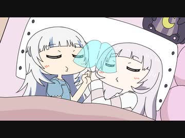 【手描き】鼻ちょうちんとぐらとシオン【がうる・ぐら/紫咲シオン/ホロライブ】