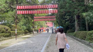 仙台市有名スポット　大崎八幡宮2　階段を登った2個目の鳥居のあたり　