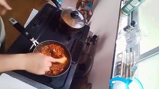 第4期カツドンチャンネル　9/23後半ママーのミートソースでソーセージ丼