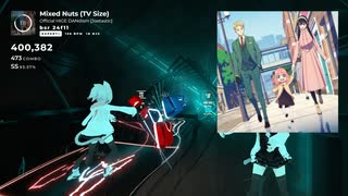 【BeatSaber】Mixed Nuts（TV Size）Spy x Family Opening - HIGE DANdism（FC）Quest2+Kinectフルトラッキング