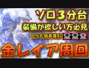 【モンハンサンブレイク】傀異錬成ほぼなしでソロ３分周回！金レイア周回方法を解説【ゆっくり解説】