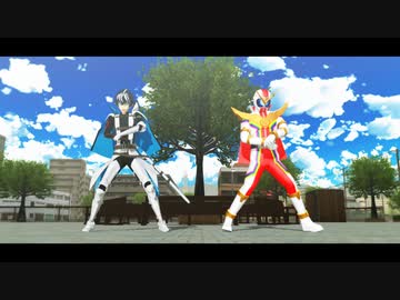 【Fate/MMD】カルデアとニチアサヒーローでロキ【MMD特撮】