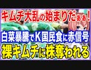 キムチ大乱の始まりだぁぁ！有り得ない白菜価格の暴騰でK国民食市場に赤信号！裸キムチにお株を奪われる事に！【2022/09/25】