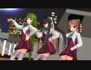 【MMD艦これ】Masked bitcH【夕雲、風雲、長波】